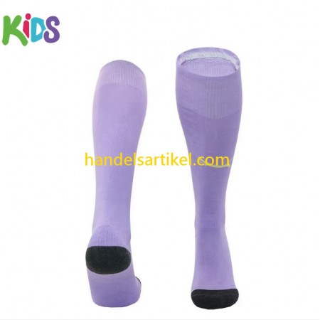 Manchester City Torwart Kinder Socken Lila Auswärts 2023/24